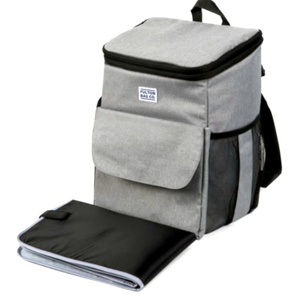 NEW! Fulton Bag Co. Diaper Bag Backpack with Removeable Jumpsack & Changing Pad
